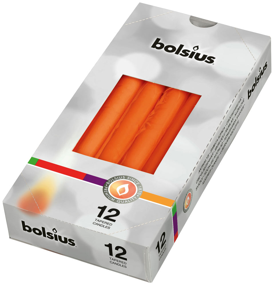 Bolsius Taper Candle 240 x 23mm (Pack 12)