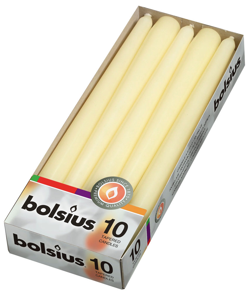 Bolsius Taper Candle 245 x 24mm (12 Pack)